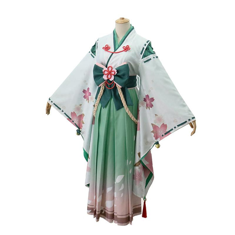 Anime Princess Connect! Re:Dive Kokoro Natsume Kimono Cosplay Costumes - Cosplay Clans