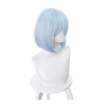 Anime Date A Live Origami Tobiichi Short Light Blue Cosplay Wigs - Cosplay Clans