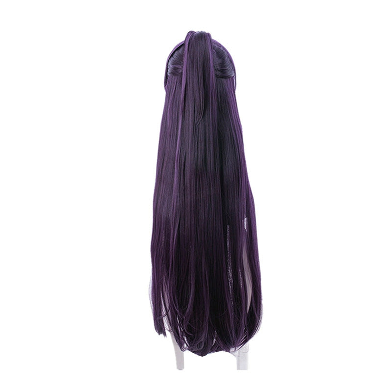 Anime Date A Live Tohka Yatogami Long Straight Purple Cosplay Wigs - Cosplay Clans