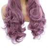 Multi-size Women Lace Front Wigs Long Curly Mixed Purple Cosplay Wigs - Cosplay Clans