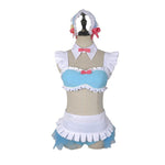 Anime Re:Zero Starting Life in Another World Rem Swimsuit Cosplay Costume - Cosplay Clans