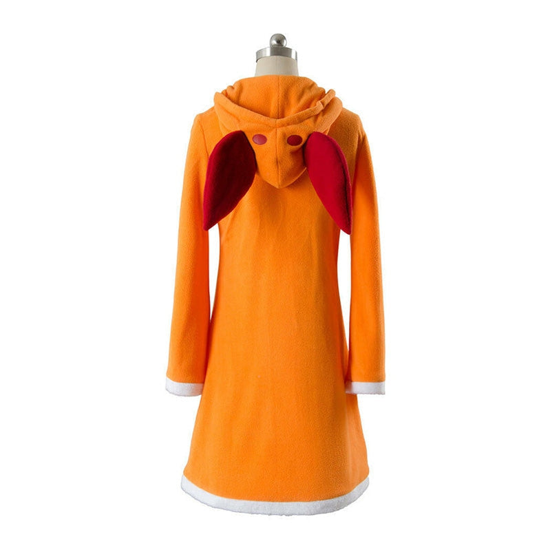 Anime No Game No Life Shuvi Doura Orange Dress Cosplay Costume - Cosplay Clans