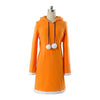 Anime No Game No Life Shuvi Doura Orange Dress Cosplay Costume - Cosplay Clans