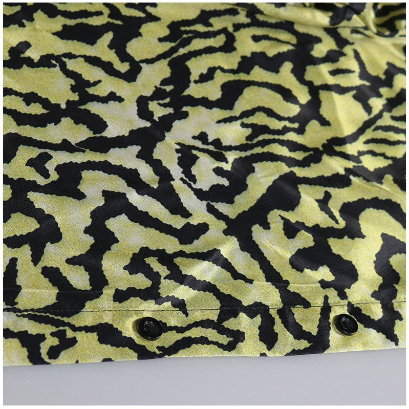 Tiger King Joe Exotic Shirt Yellow Blue Sequin Full Set Cosplay Costume - Cosplay Clans
