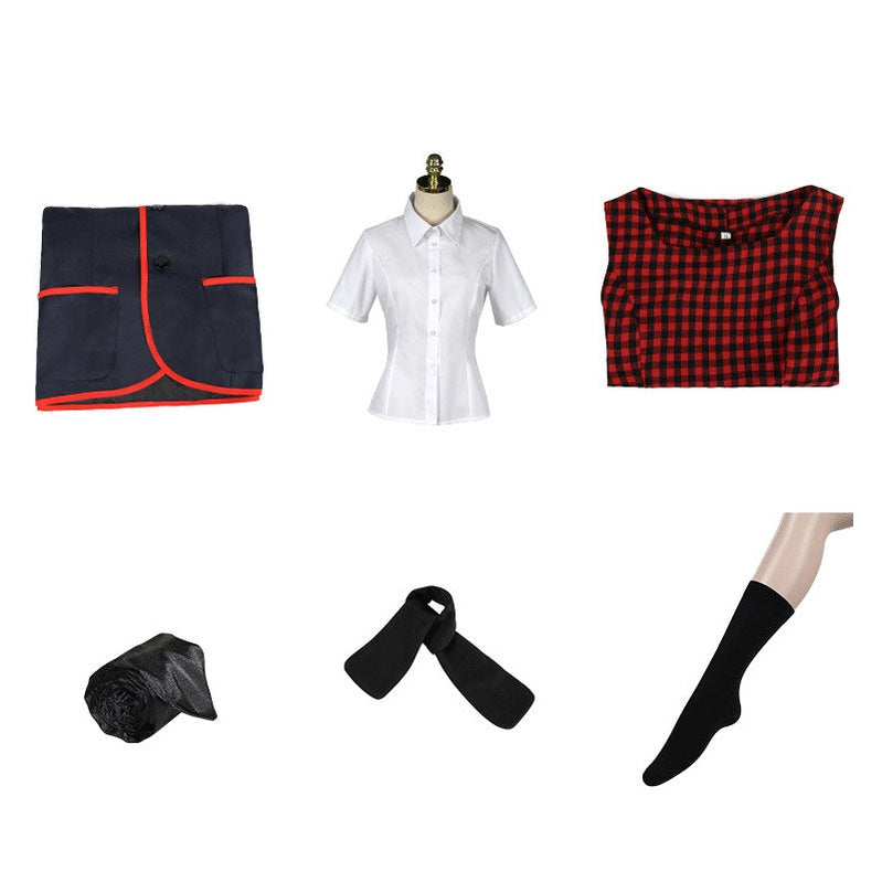 TV The Umbrella Academy Female JK School Uniform Cosplay Costumes - Cosplay Clans