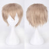 Classic Short 30cm Man Fashion Various Color White Black Gray Brown Pink Red Pruple Blonde Anime Cosplay Wigs - Cosplay Clans