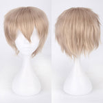 Classic Short 30cm Man Fashion Various Color White Black Gray Brown Pink Red Pruple Blonde Anime Cosplay Wigs - Cosplay Clans