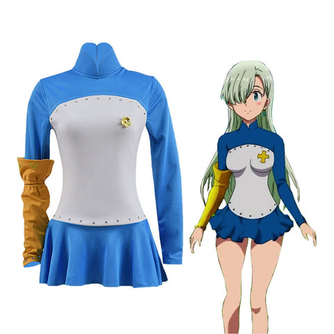 elizabeth liones blue dress Elizabeth Liones sevene deadly sins