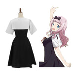 Anime Kaguya sama Love Is War Kaguya Shinomiya Short Sleeve Uniform Cosplay Costume - Cosplay Clans