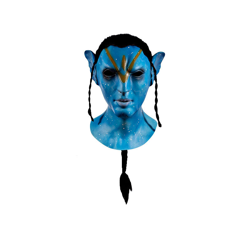 Avatar 2 The Way of Water Jake Sully Mask Cosplay Props - Cosplay Clan
