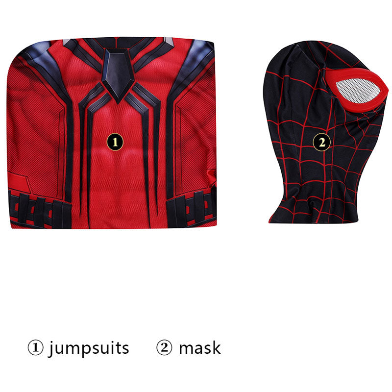 Spider-Man PS5 Crimson Cowl Suit Cosplay Costume