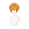 Anime TBHK Toilet-bound Hanako-kun Minamoto Kou Short Orange Cosplay Wigs - Cosplay Clans