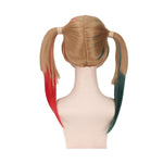 Movie Suicide Squad Harley Quinn Long Red and Green Cosplay Wigs - Cosplay Clans