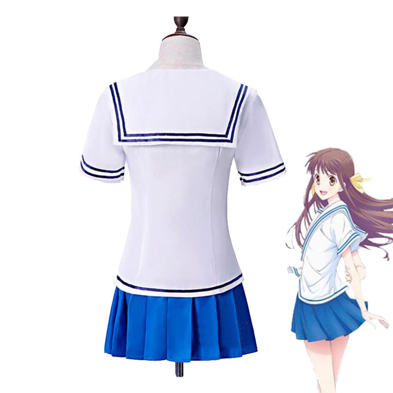 Anime Fruits Basket Tohru Honda School Uniform Halloween Cosplay Costumes - Cosplay Clans