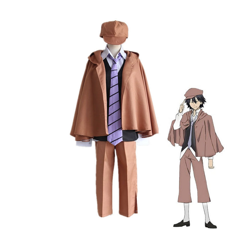 Anime Bungo Stray Dogs Edogawa Ranpo Halloween Cosplay Costume - Cosplay Clans