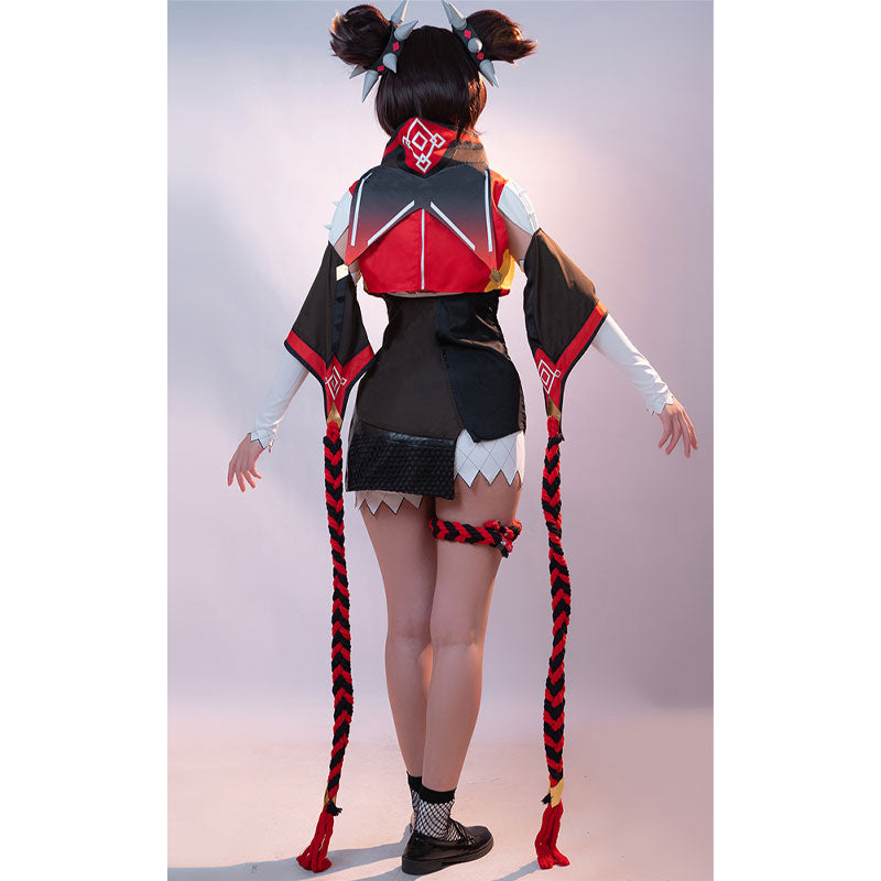 Game Genshin Impact Xinyan Cosplay Costumes