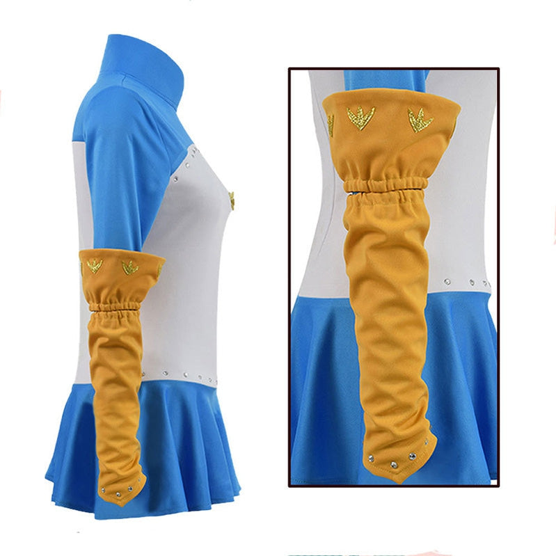 Anime The Seven Deadly Sins Elizabeth Liones Blue Dress Cosplay Costume Anime The Seven Deadly Sins Elizabeth Liones Blue Dress Cosplay Costume
