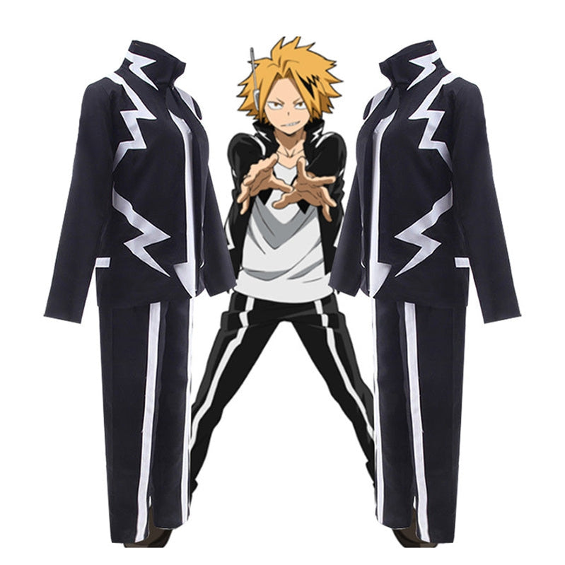 Anime My Hero Academia Denki Kaminari Cosplay Costume - Cosplay Clans