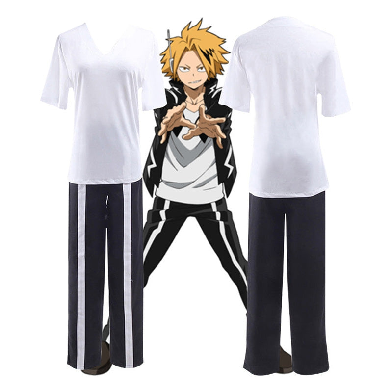 Anime My Hero Academia Denki Kaminari Cosplay Costume - Cosplay Clans