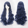 Women Wavy Sweet 80cm Long Purple and Blue Lolita Fashion Wigs with Bangs - Cosplay Clans