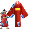 Anime One Piece Wano Country Monkey D. Luffy Kimono Cosplay Costumes - Cosplay Clan