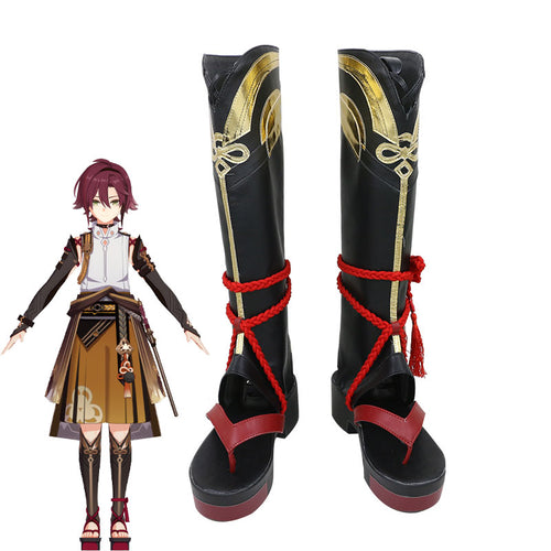 Game Genshin Impact Shikanoin Heizou Cosplay Shoes - Cosplay Clan