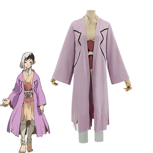 Anime Dr. Stone Gen Asagiri Fullset Cosplay Costumes 