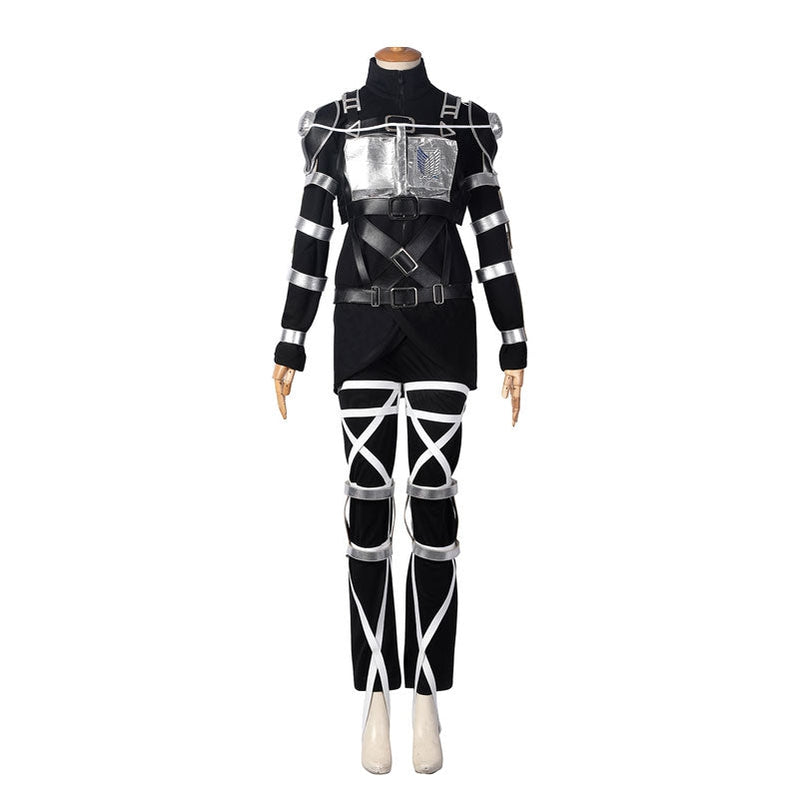 Attack on Titan 4 The Final Season Rivaille Superhero Outfit Shingeki no Kyojin Team Armour Uniform Halloween Cosplay Costumes - Cosplay Clans