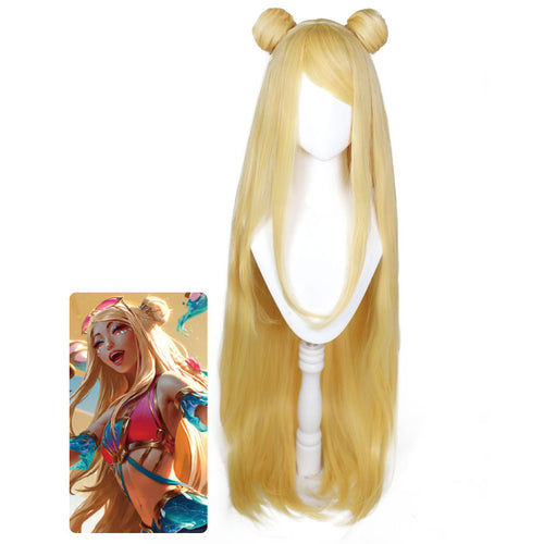 League of Legends Ocean Song Seraphine Cosplay Wigs