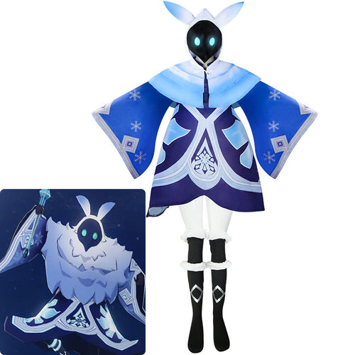 Game Genshin Impact Mago Del Abismo Cryo Hydro Cosplay Costumes - Cosplay Clan