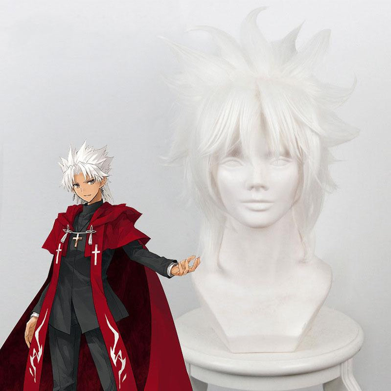 FGO Fate Grand Order Amakusa Shirou Tokisada Shirou Kotomine White Cosplay Wig - Cosplay Clans