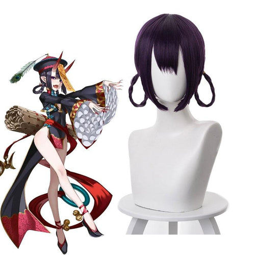 FGO Fate/Grand Order Shuten Douji Zombie Purple Bangs Cosplay Wigs - Cosplay Clans