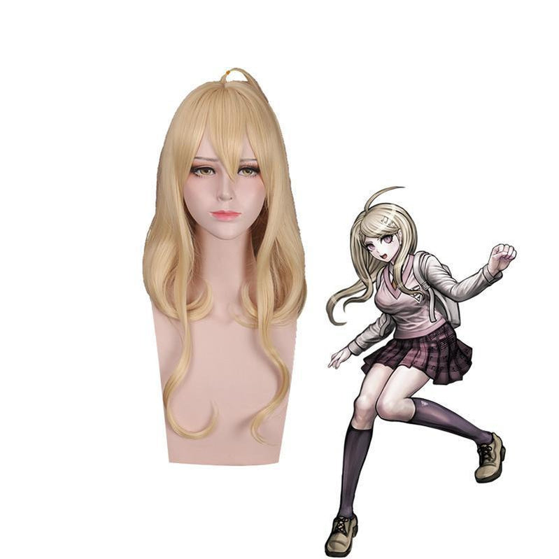 Anime Danganronpa V3: Killing Harmony Kaede Akamatsu Long Straight Blonde Cosplay Wigs - Cosplay Clans