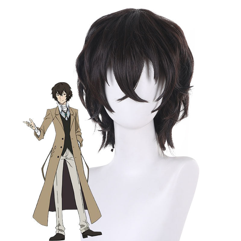 Anime Bungo Stray Dogs Osamu Dazai Cosplay Wigs