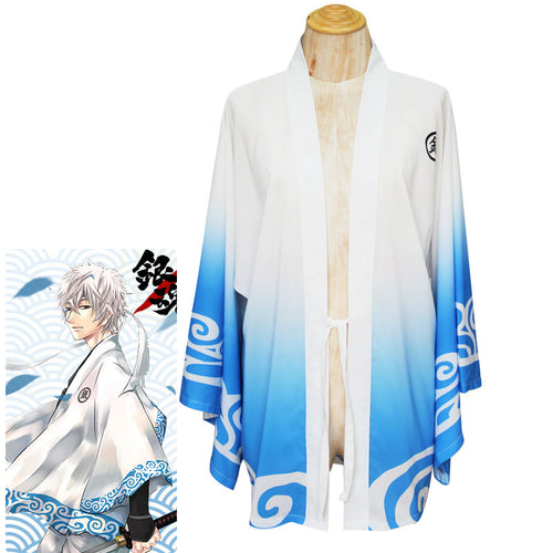 Anime Gintama Sakata Gintoki Cape Cosplay Costumes - Cosplay Clans