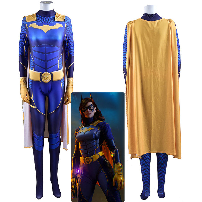 DC Batman Gotham Knight Batgirl Jumpsuit Cosplay Costumes