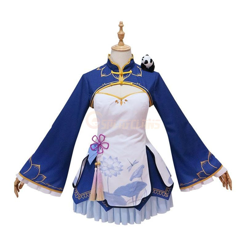 Anime Re:Zero Starting Life in Another World Rem and Ram Chinoiserie Cosplay Costume - Cosplay Clans