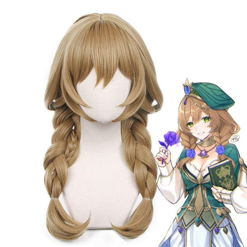 Game Genshin Impact A Sobriquet Under Shade Lisa Second Blooming Cosplay Wigs