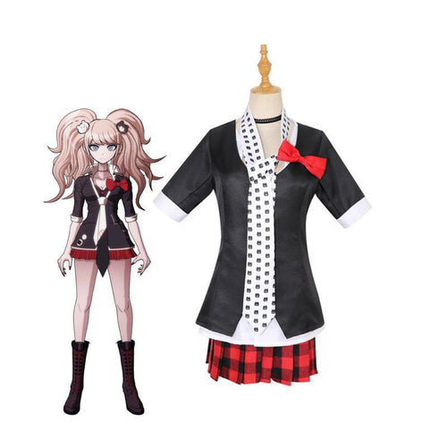 Anime Danganronpa: Trigger Happy Havoc Junko Enoshima Uniform Cosplay Costumes - Cosplay Clans