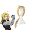 Anime Fullmetal Alchemist Edward Elric 60CM Golden Cosplay Wigs - Cosplay Clans