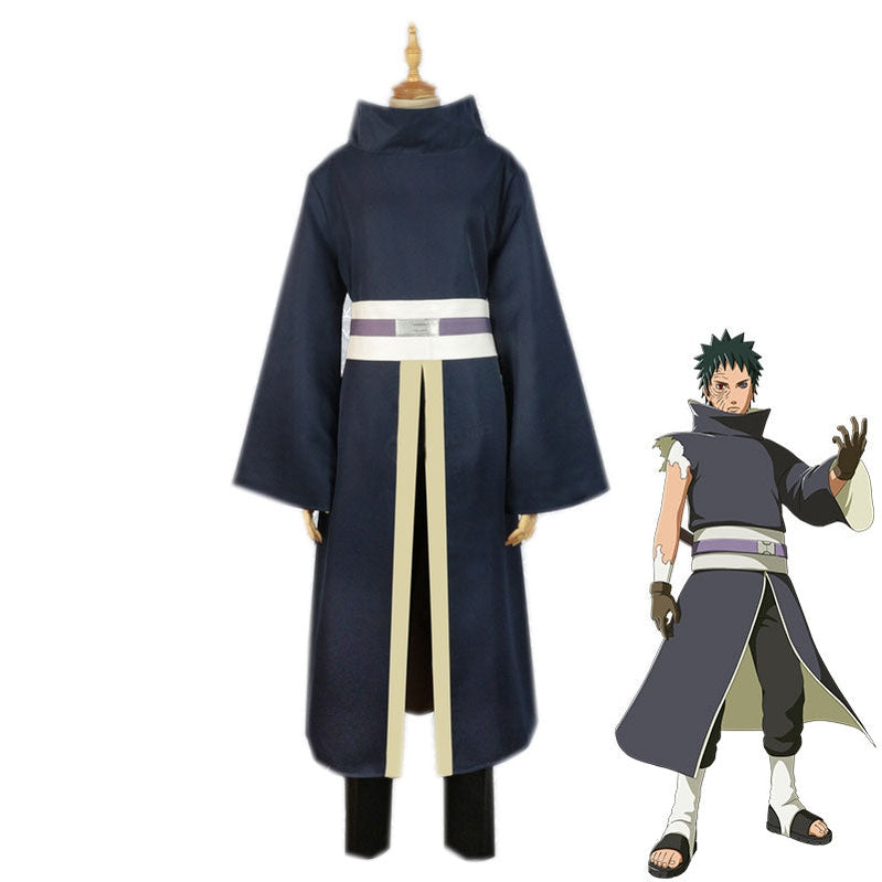 Anime Naruto Uchiha Obito Ninja Set Cosplay Costume - Cosplay Clans