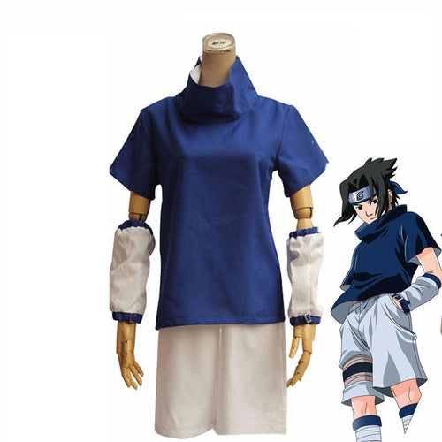 Anime Naruto Uchiha Sasuke kimono Set Cosplay Costume - Cosplay Clans