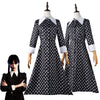 The Addams Family Wednesday Addams Christina Ricci Halloween Cosplay Costume