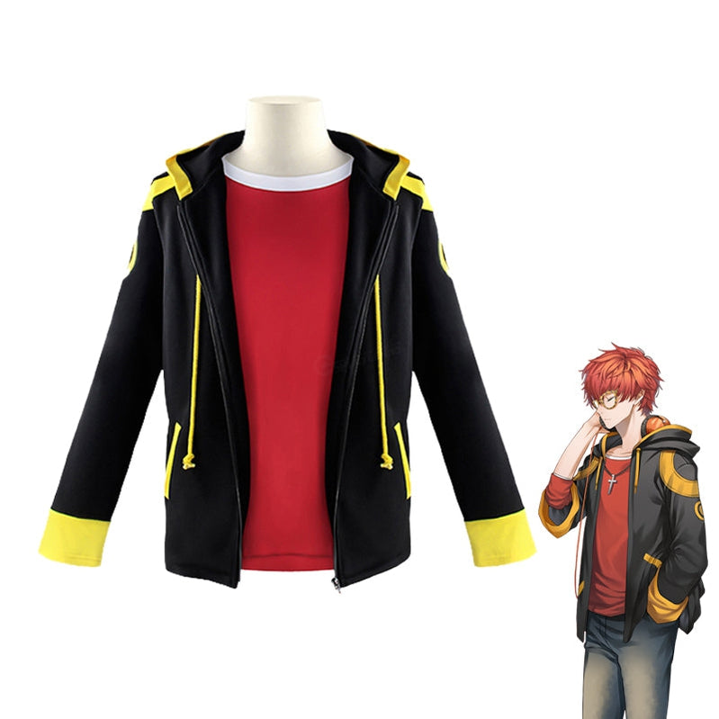 Game Mystic Messenger 707 Saeyoung Choi Jacket Suit Cosplay Costume - Cosplay Clans