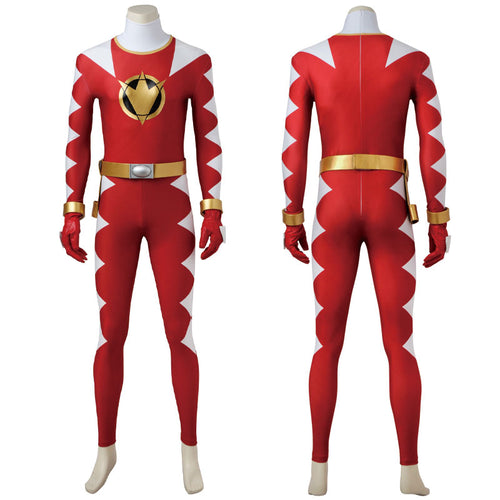 Mighty Morphin Power Rangers Abare Max Ryouga Hakua Abare Red Cosplay Costumes