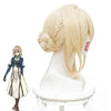 Anime Violet Evergarden Violet Evergarden Blonde 60cm Short Cosplay Wig - Cosplay Clans