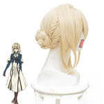 Anime Violet Evergarden Violet Evergarden Blonde 60cm Short Cosplay Wig - Cosplay Clans