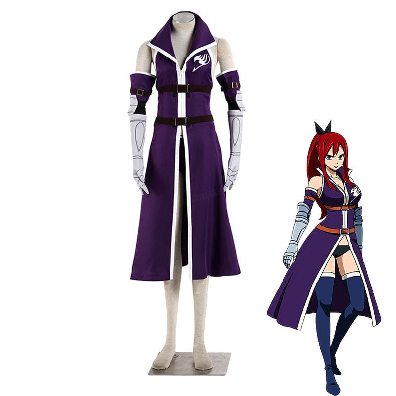 Anime Fairy Tail Erza Scarlet Cosplay Costume - Cosplay Clans