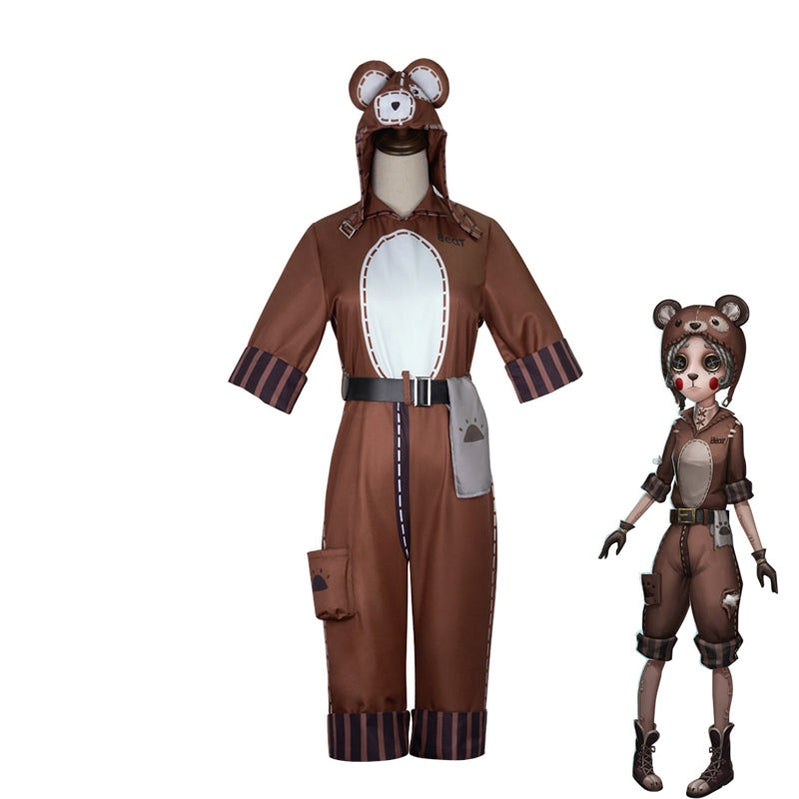 Game Identity V Mechanic Bear Girl Tracy Reznik Cosplay Costume - Cosplay Clans