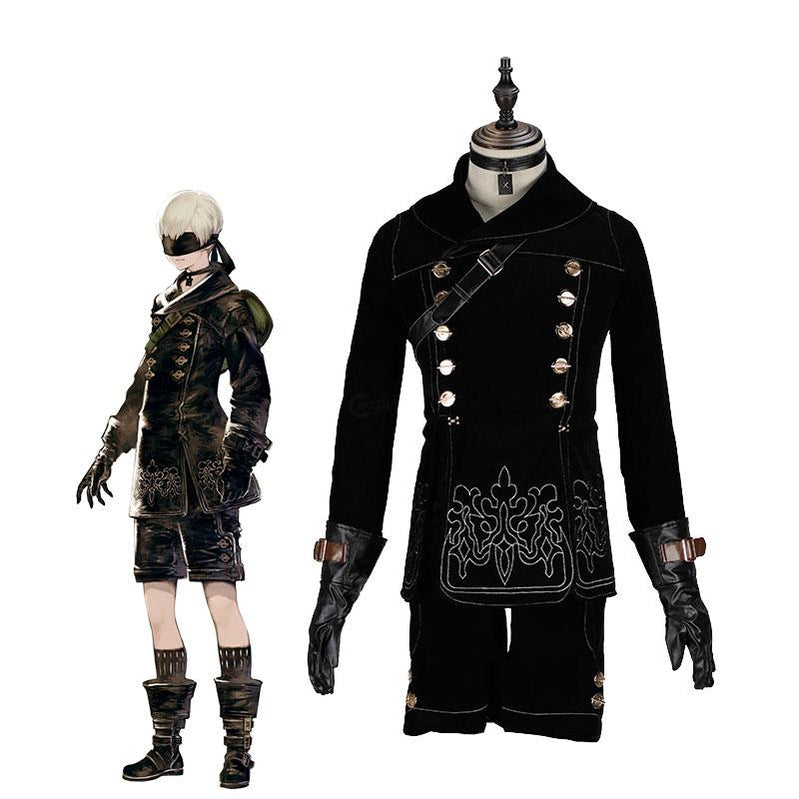Action Role-Playing Nier: Automata YoRHa No. 9 Type S 9S Cosplay Costumes - Cosplay Clans